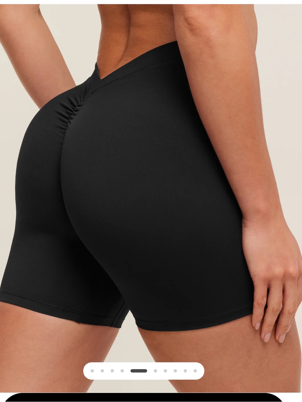 Gymshark Black LIFTING DIPPED WAISTBAND SHORTS - Picture 4 of 8